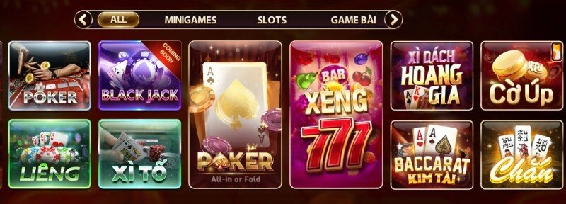 Điểm qua những tựa game đánh bài cực hot rút tiền ATM